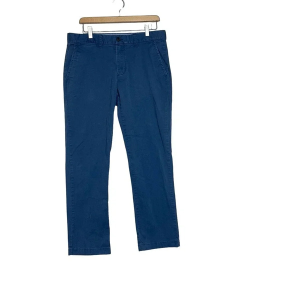 Tommy Hilfiger 33/30 custom fit stretch cotton blue chinos‎ pants